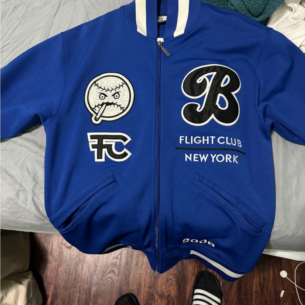 Mitchell & Ness Blue Varsity Jacket